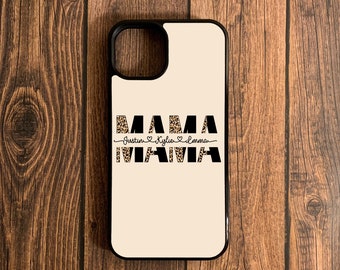 Custom Mothers day gift from Daughter Mom phone Case with name for iPhone 14, iPhone 13, iPhone 12, iPhone 11, iPhone XR, iPhone 7 Mama gift