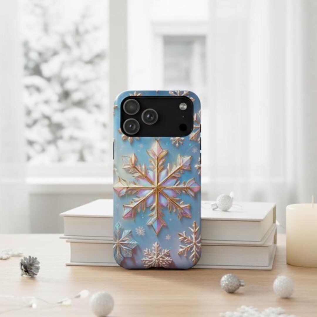 Snowflake Aesthetic Phone Case for Magsafe iPhone 17, iPhone 16, iPhone ...