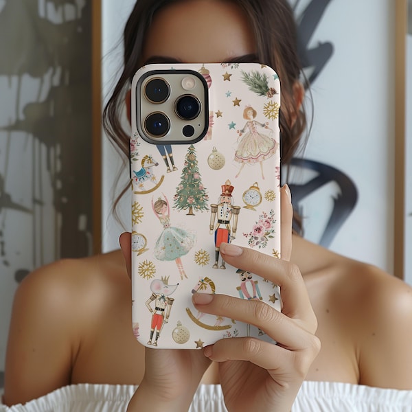 Nutcracker iPhone Case for MagSafe Christmas iPhone Cover for iPhone 17 iPhone 16 iPhone 15 Ballet Coquette Aesthetic Gift for her