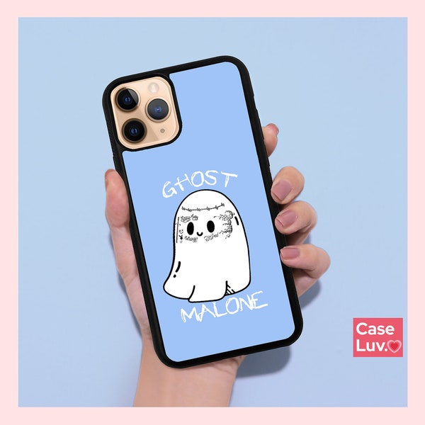Ghost Malone Spooky Halloween phone Case Cover - Cute Halloween design For iPhone - iPhone 13 pro max - iPhone 11 - iPhone XS - Scary Ghost