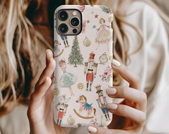 Christmas Nutcracker MagSafe iPhone Case: Balletcore Coquette Design