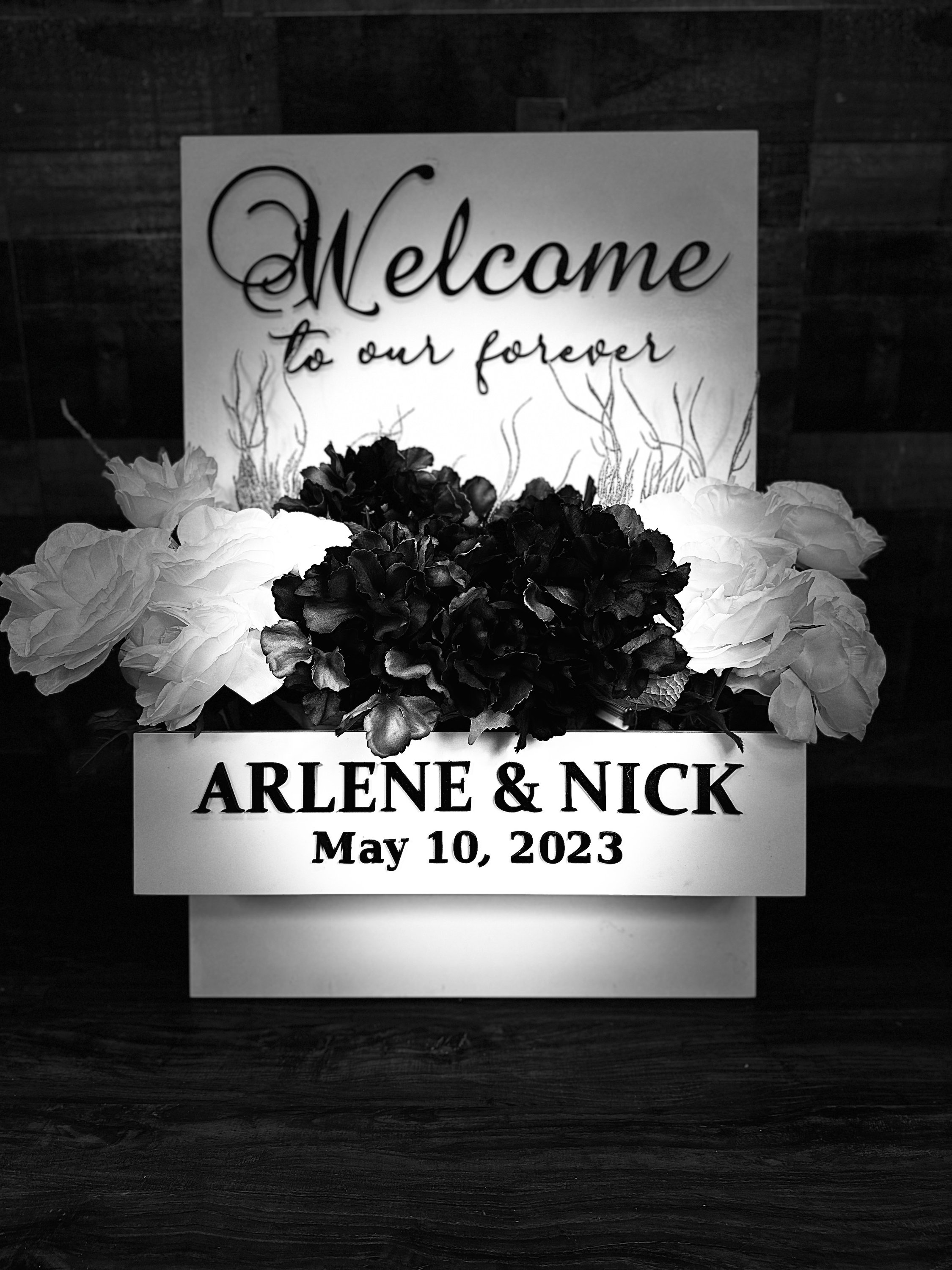 Wedding Flower Box - Wedding Sign, Wedding Flower Box Sign Baby Shower ...