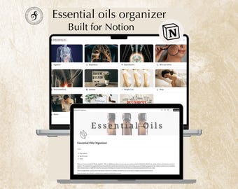 Essential Oil Planner & Formula Template (Notion)