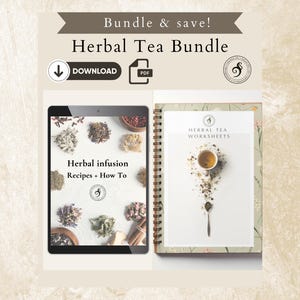 Kräutertee Blending Kit: DIY Teeaufguss-Rezepte & Arbeitsblätter (Digitaler Download)