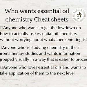 Essential oil chemsitry cheat sheets image 3