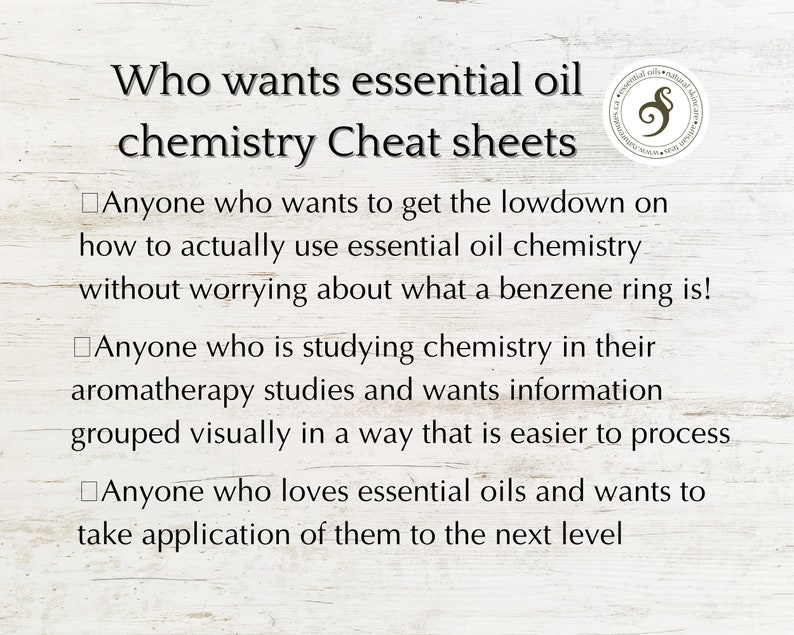 Essential oil chemsitry cheat sheets image 3