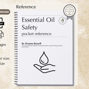 Essential Oil Safety Reference Guide: Usage & Dilution (PDF)