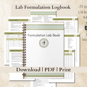 Manual de laboratorio de formulación de productos para el cuidado de la piel: Plantilla de producto cosmético