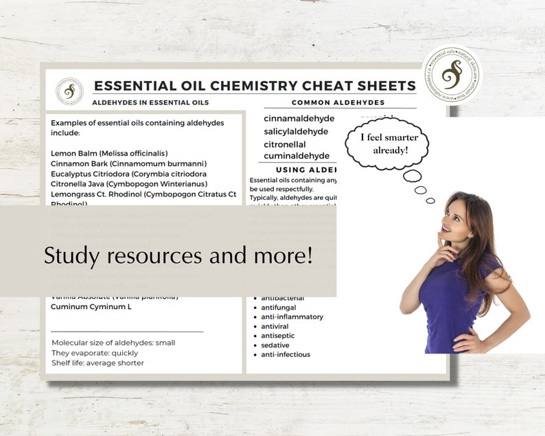 Essential oil chemsitry cheat sheets image 6