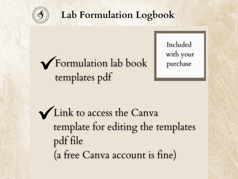 Infinity Formulation Template.pdf Skincare Formulation Lab Book: Cosmetic Product Template - Etsy