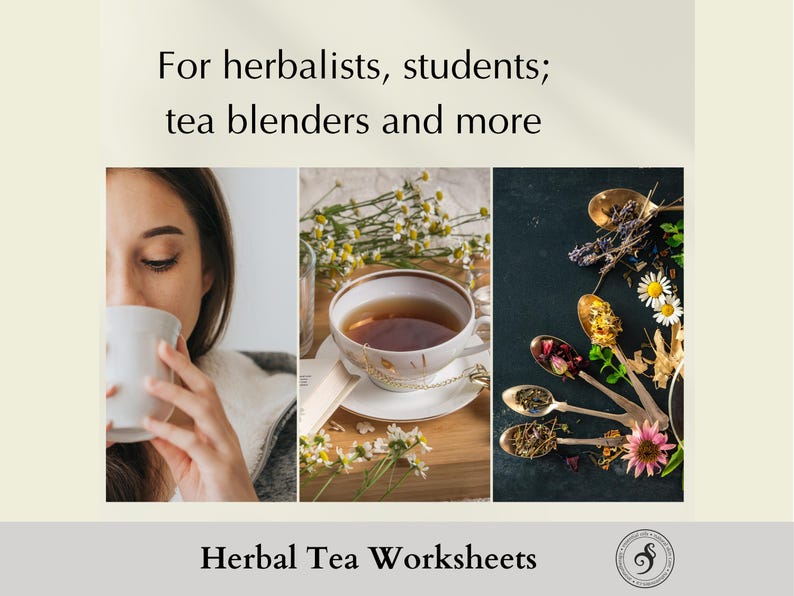 this is especially for herbalists, students, tea blenders and more