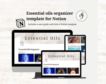 Essential Oil Planner & Formula Template (Notion)