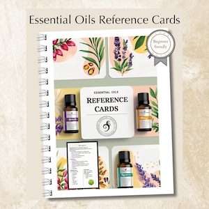 Cheat Sheets for Essential Oils Printable Reference Cards & Study Guide for Aromatherapists