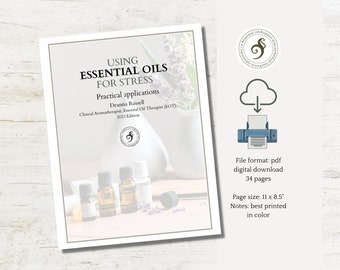 Using essential oils for stress (pdf guidebook)
