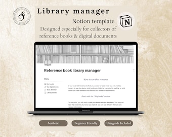 Notion Book Tracker: Library Manager Dashboard