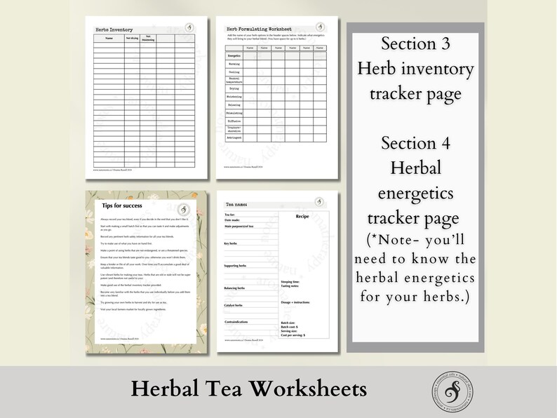 images of what the pages look like for sections 3 and 4