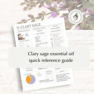 Beknopte handleiding voor essentiële olie van Clary Sage
