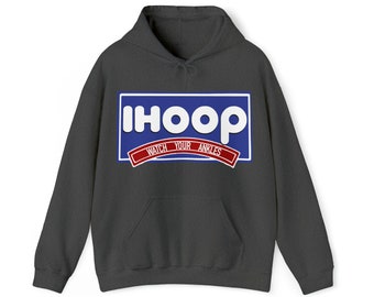 IHoop Cuida tus tobillos Sudadera con capucha unisex Heavy Blend™ con logotipo de IHOP