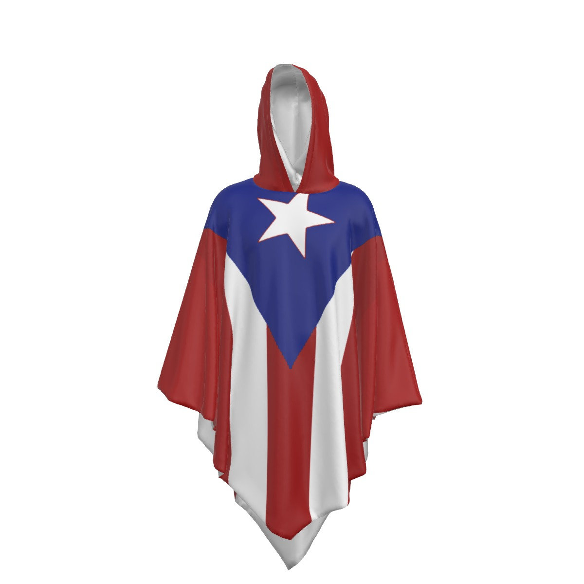 Puerto Rican Flag All-Over Print Unisex Cloak