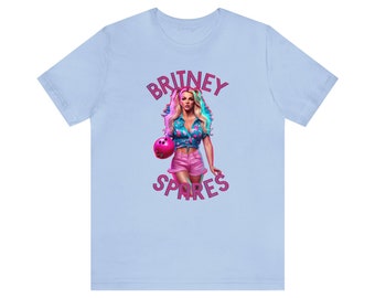 Britney Spares 2 Bowling Unisex Jersey Short Sleeve Tee