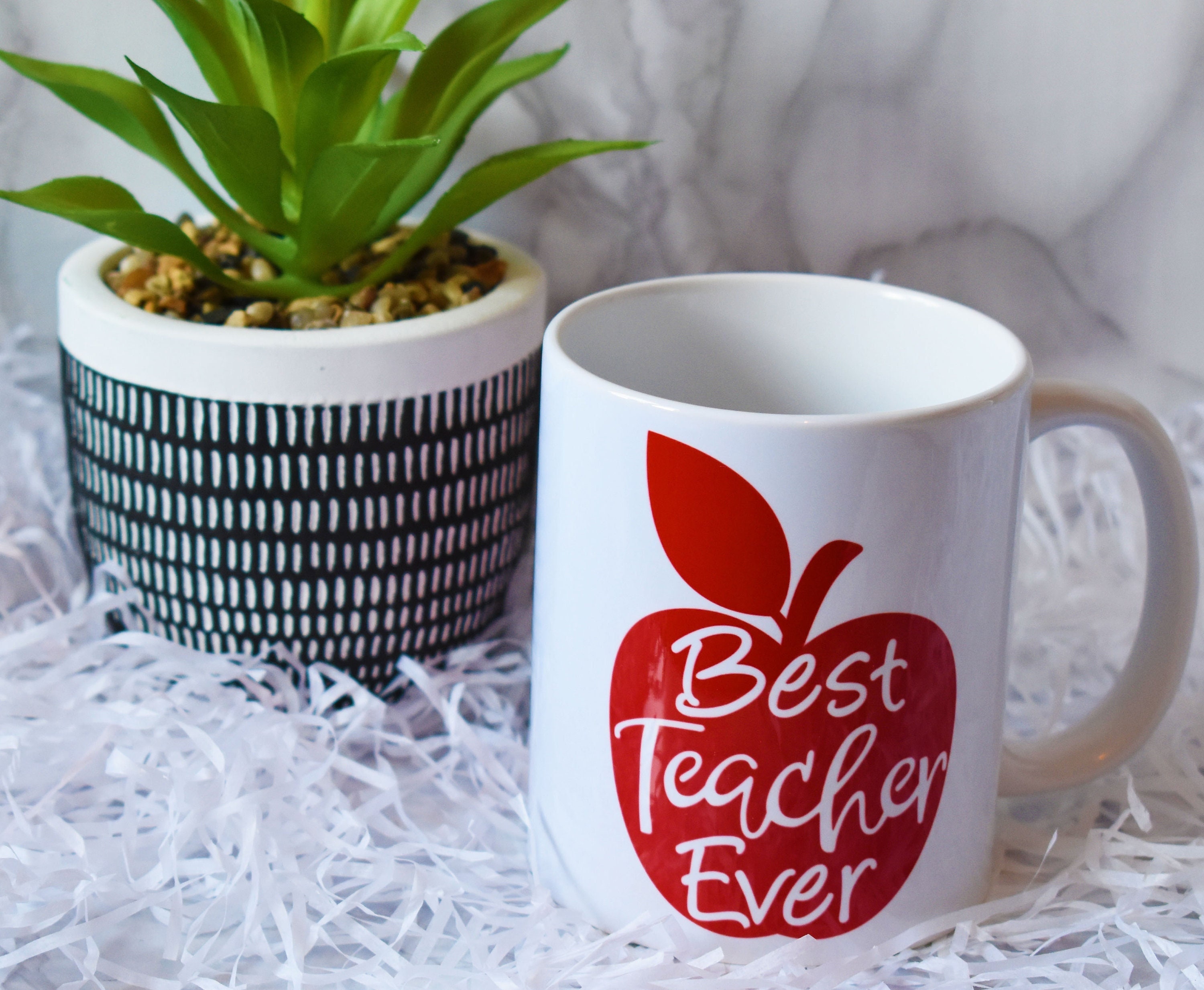 Best Teacher Ever Mug Teacher Mug Teacher Appreciation Mug Etsy