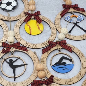 Sports Ornaments - Personalization Available