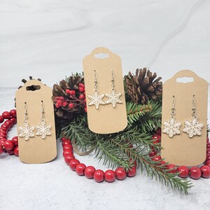 Snowflake Dangle Earring