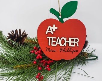 Gift Card Ornament for Teacher