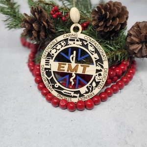 Paramedic/EMT Christmas Ornament Personalization Available