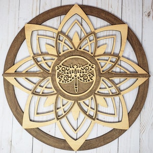 17 Zoll rundes Florales Tierschild
