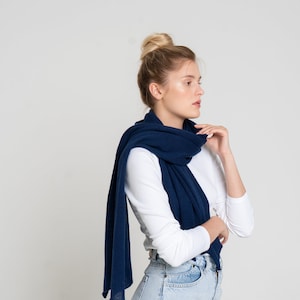 Knit Cashmere Scarf Shawl for Women 100% Italian Cashmere Scarf Lightweight Real Cashmere Wrap Scarf Blanket Cashmere Knit Scarf Shawl
