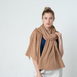 Pure Italian Cashmere Wrap Scarf Shawl 100% Cashmere Scarf Lightweight Knitted Real Cashmere Scarf for Women Cashmere Knit Scarf Blanket