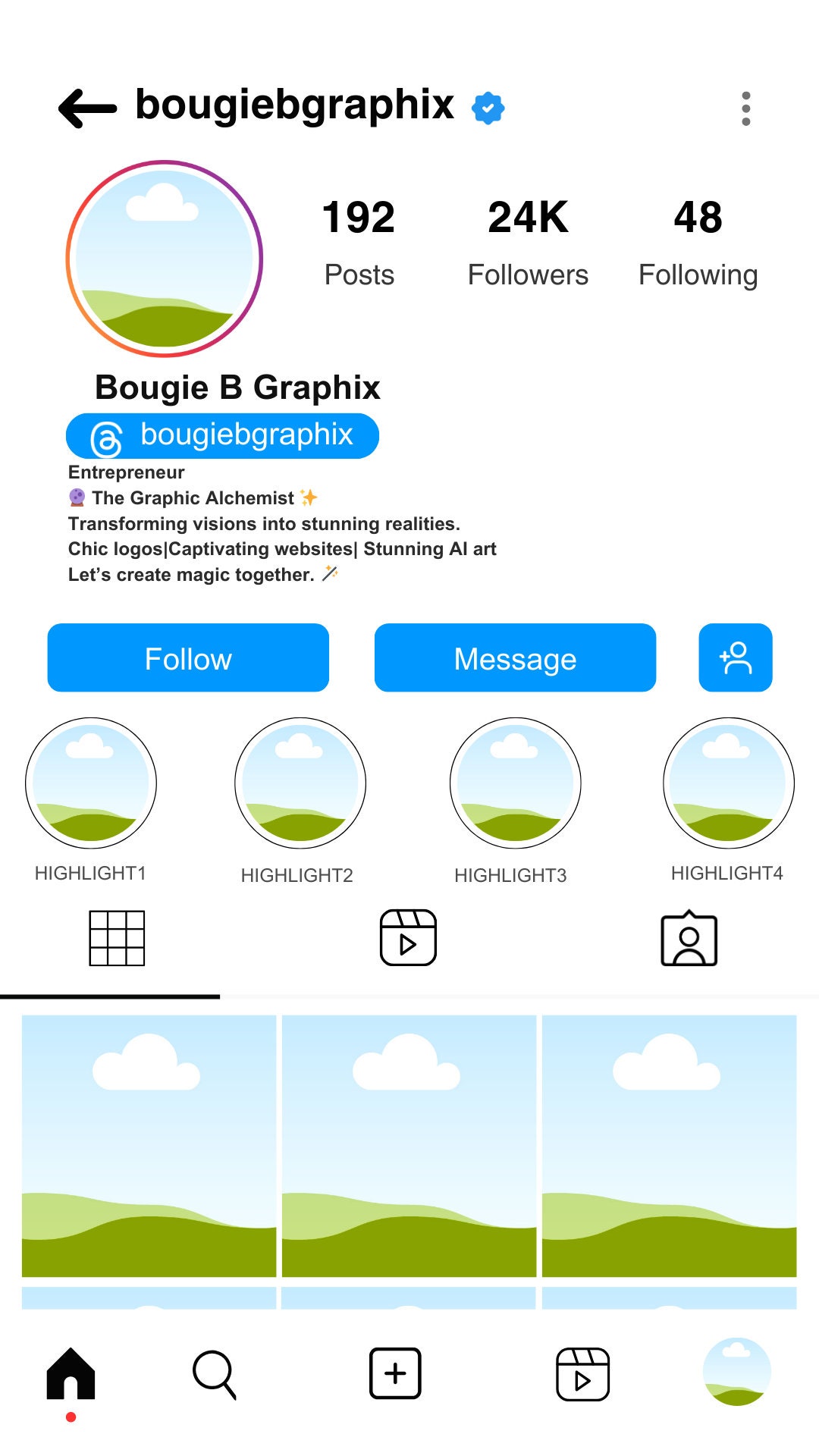 Instagram Business Card Template Etsy Instagram Business Card Template Etsy