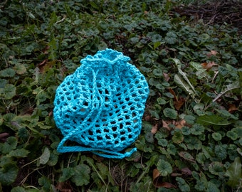 Mushroom Foraging Bag Crochet PATTERN Hook&Punch