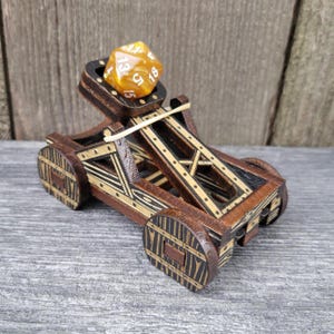 Classic Dice Catapult - Dice Tray Accessory for Tabletop Games - DND - Dungeons and Dragons Dice Roller D&D Pathfinder Gift