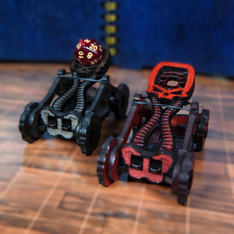 Dice Catapult - Bone Tosser - Tabletop Games - DND - Dungeons and Dragons - D&D Gift image 3