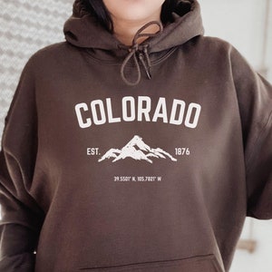 Colorado Hoodie/ Vintage Colorado Hoodie/ State Hoodie/ Colorado Sweatshirt/ Colorado Gifts