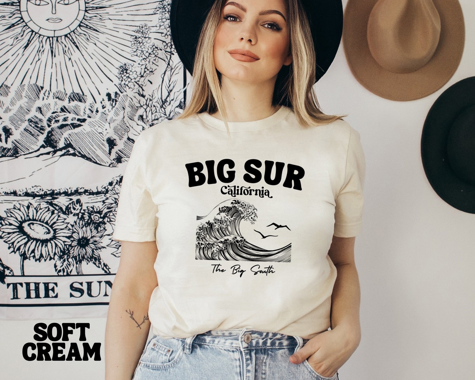 Big Sur Shirt/ Big Sur Gift/ Granola Girl/ Vintage Carolina Etsy
