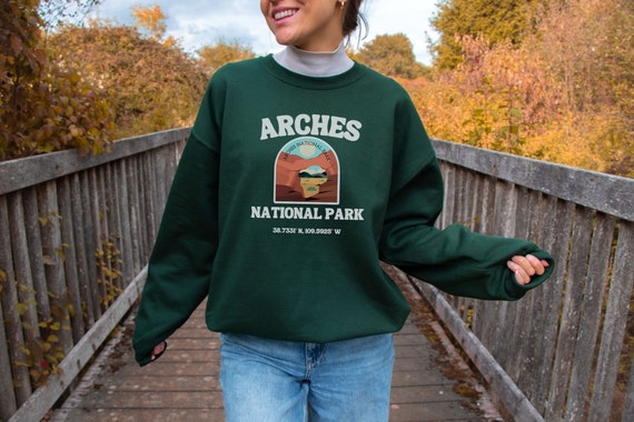 Arches National Park Sweatshirt National Park Sweatshirts Arches National Park Gifts Vintage National Park Crewneck National Park Hoodie Etsy