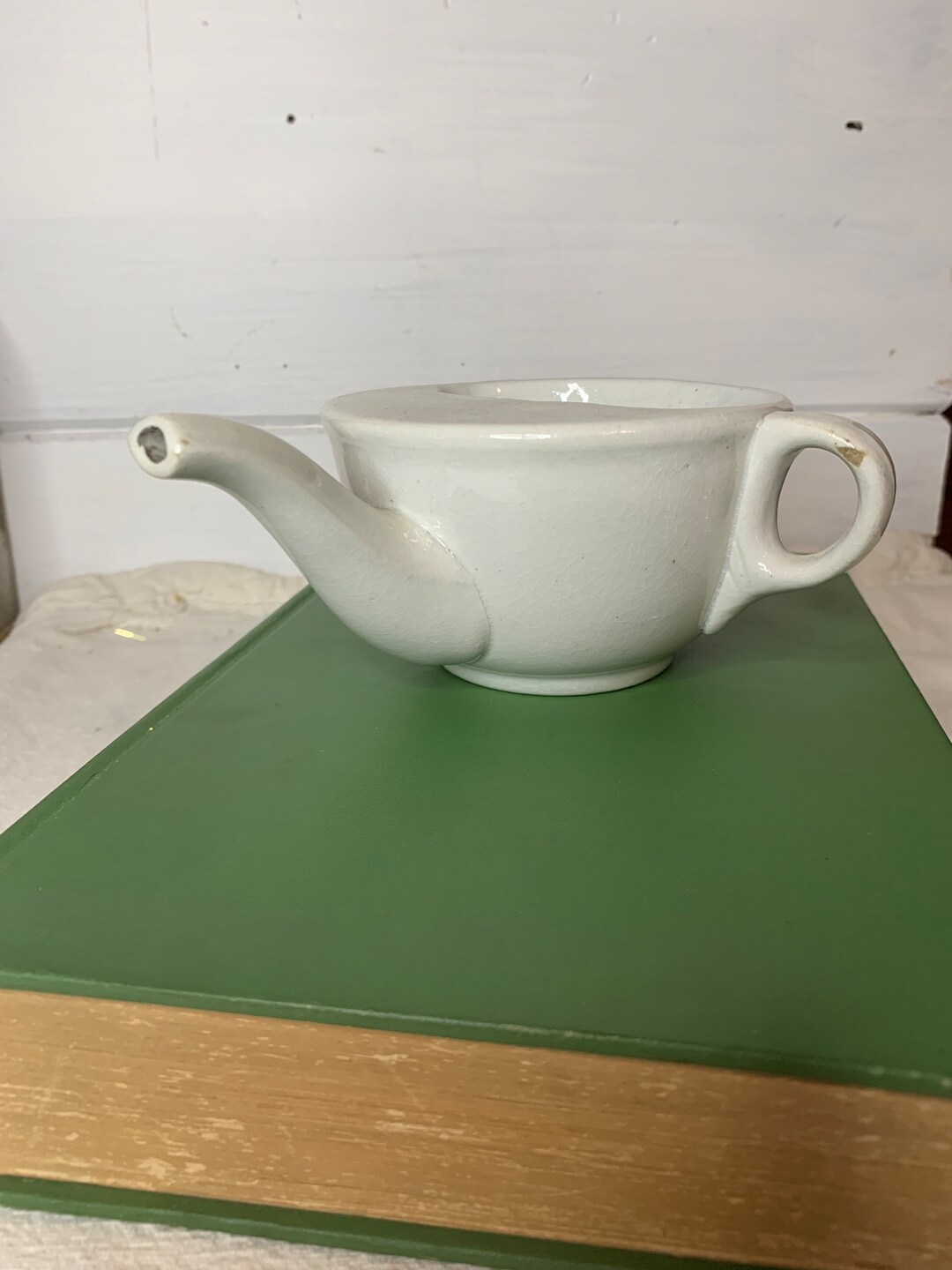 Antique Ironstone Medical Invalid Feeder Etsy