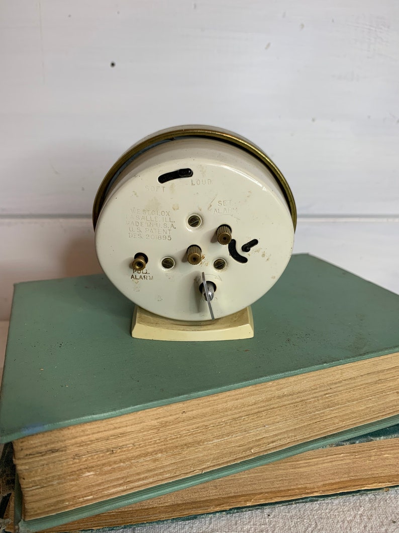 Vintage Baby Ben Alarm Clock With Black Face Etsy