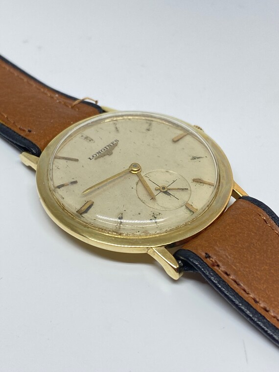 14k Vintage Longines 34mm Dress Watch 