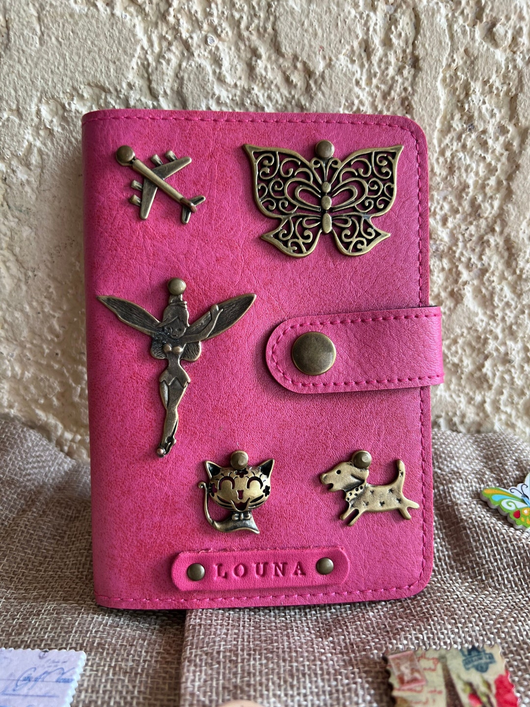 Personalized Pink Passport Cover Customizable Passport Cover Etsy