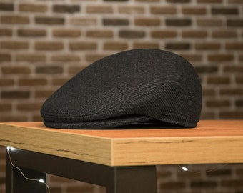 Boné Driver Tweed Vintage "Astral Black"