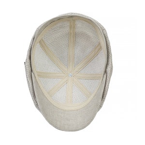 Summer Linen Newsboy Cap image 8