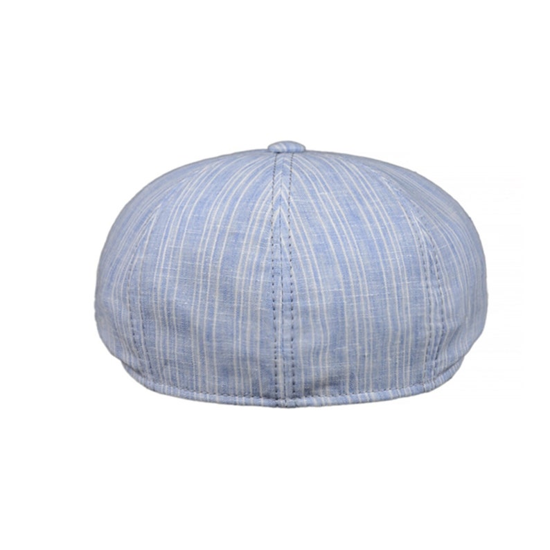 Summer Linen Newsboy Cap Blue Lightweight Linen 5661 Etsy