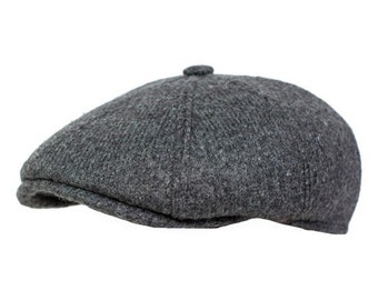 Newsboy Tweed Cap "Mist Gray"