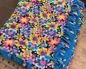 COLORFUL TIE BLANKET
