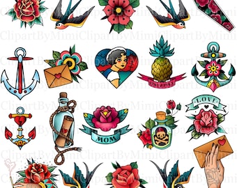 Traditional Flash Tattoo Designs