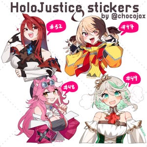 Hololive Justice Stickers